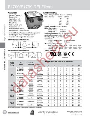 F1700AA06 datasheet  